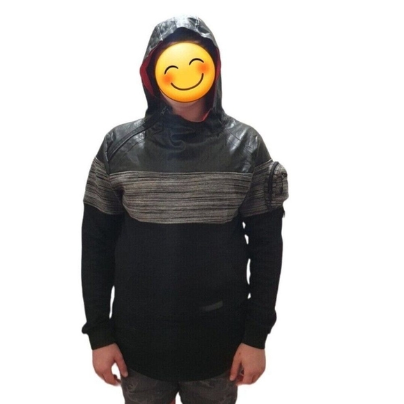 Hudson Outerwear Colorblock Hoodie, Size L - Picture 1 of 11